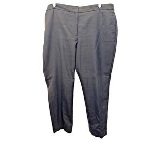 Vintage Wool Blend Talbots Black with Pin Dots Lined  Business Pants size 16